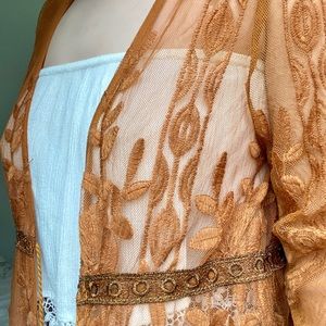 Lace Embroidered Cardigan